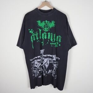 Y2K Atlanta Flea Market Shirt Graphic Black 2XL 24.5x32.5